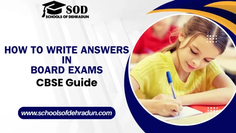 How to Write Answers in Board Exams CBSE Guide