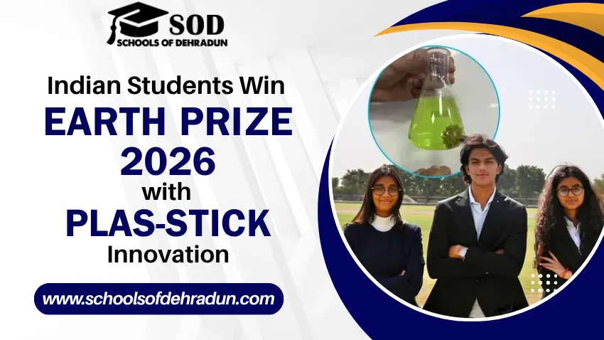 Indian Students Win Earth Prize 2026 with Plas-Stick Innovation